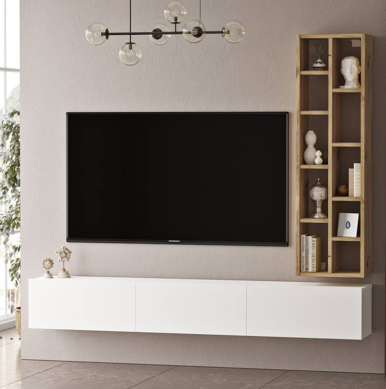 TV-LUV-13 Тв комода - Лувре вуд - Image 1